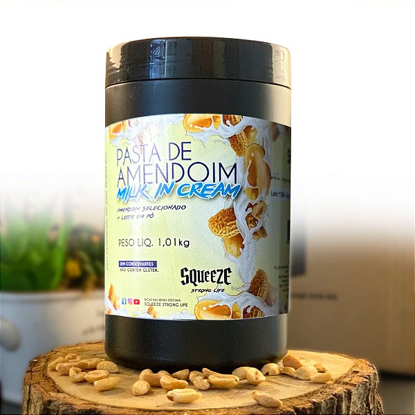 Pasta de amendoim MILK IN CREAM- Squeeze