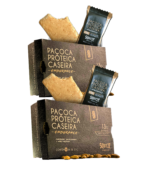 Combo Proteína em Dobro (2 cx Paçoca Proteica Squeeze)