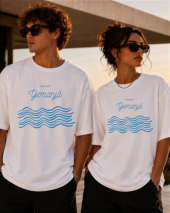 Camiseta Salve Iemanjá