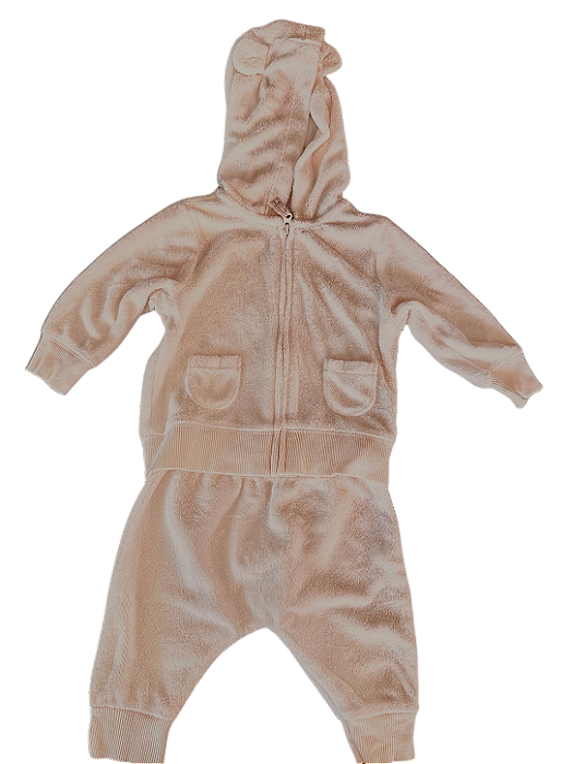 TAM 3 meses. Carter's. Conjunto branco atoalhado