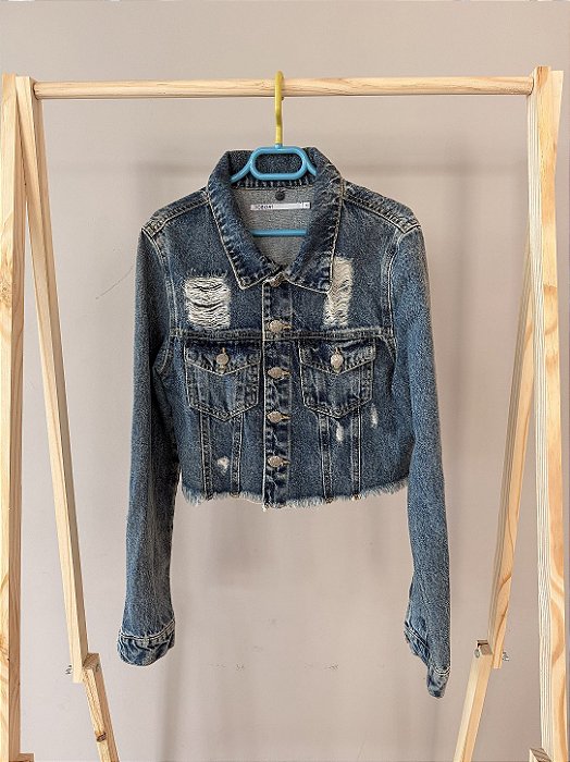 Jaqueta jeans feminina