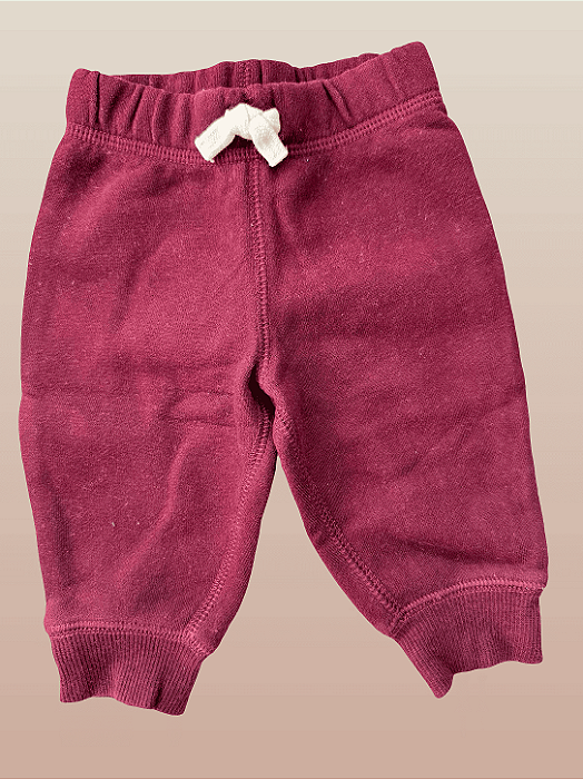 Calça de Moletom Vinho