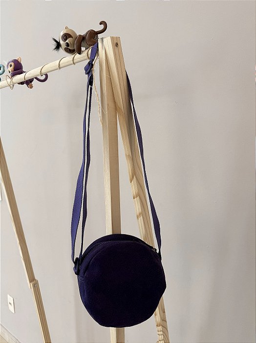 Bolsa roxa, pequena, Marca Via Mia