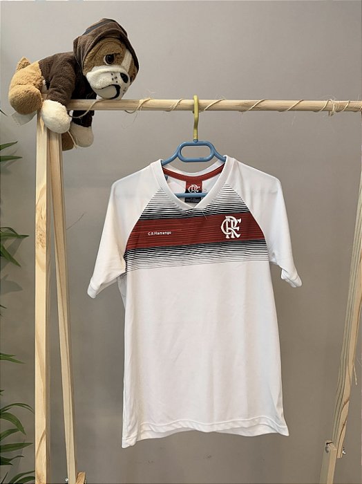 TAM 6 - Blusa branca do Flamengo