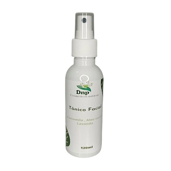 Tônico Facial Natural e Vegano - 120ml - Todos os tipos de pele