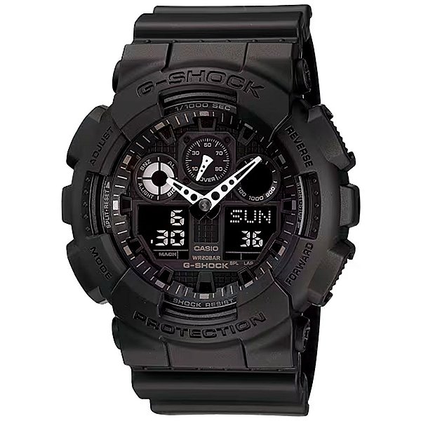G-SHOCK GA-100-1A1 PRETO