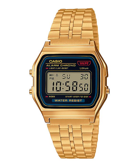 CASIO VINTAGE A159WGEA-1 DOURADO