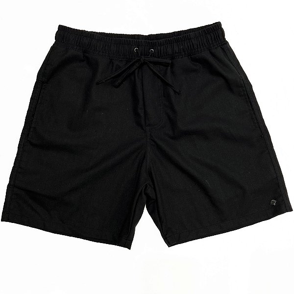 Short Linho Masculino Casual LaVíbora - Preto - LaVíbora: Shorts