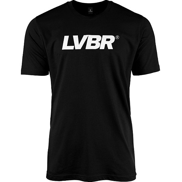 Camiseta Masculina Malha Algodão Estampada - Lettering LVBR