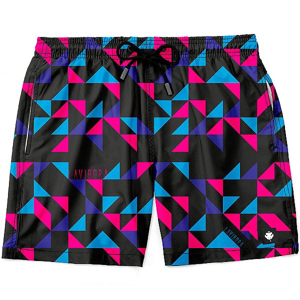 Shorts Praia Masculino Estampado LaVíbora - Geometric Dance