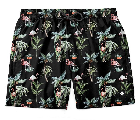 Shorts Praia Masculino Estampado LaVíbora - Tropical