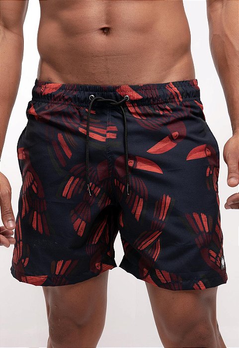 Shorts Praia Masculino Estampado LaVíbora - Birds