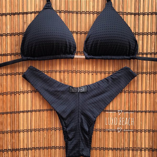 BIQUÍNI DOTS ASA DELTA PRETO