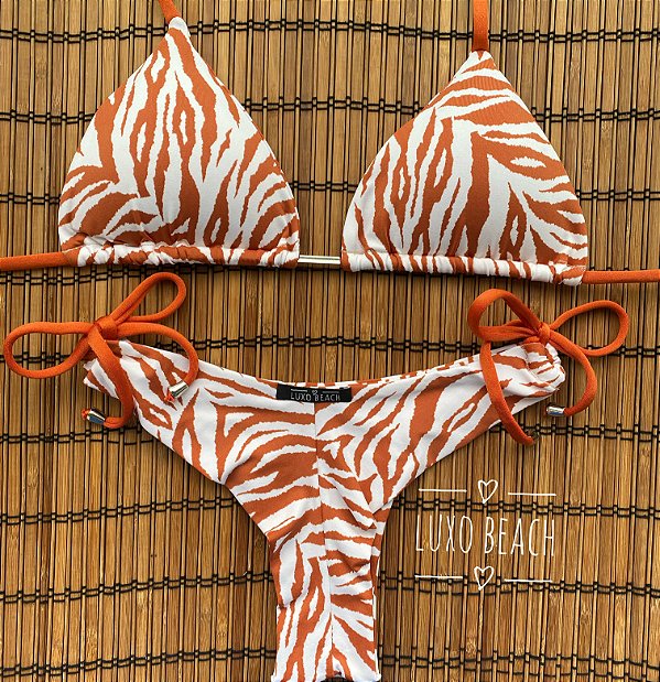 BIQUINI TIGRE MARROM  ASA DELTA