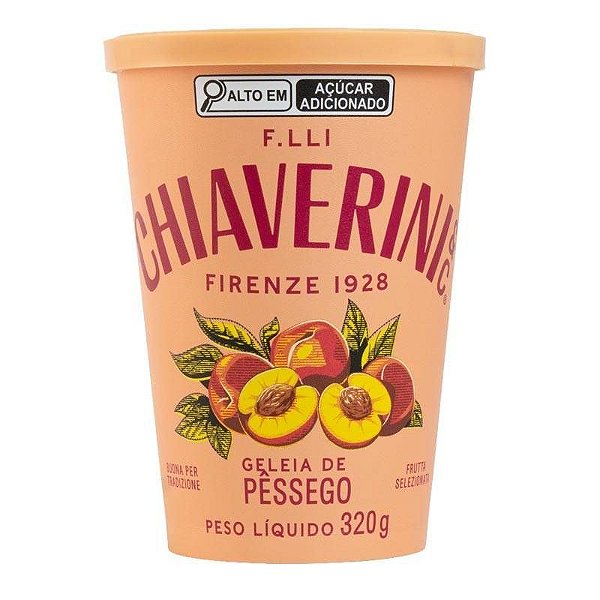 GELEIA DE PESSEGO - CHIAVERINI - IT - 320G
