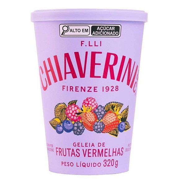 GELEIA DE FRUTAS VERMELHAS - CHIAVERINI - IT - 320G