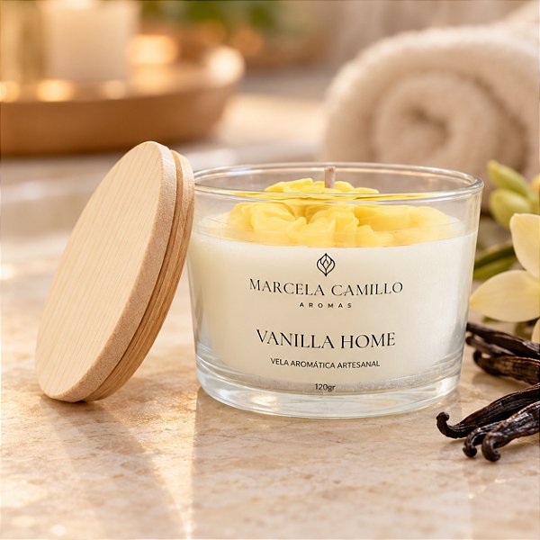 Vela Perfumada Vanilla Home 120g