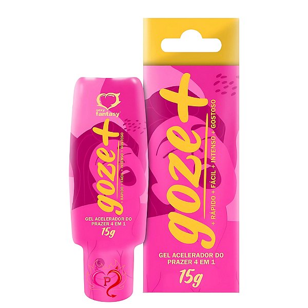 Gel Excitante Feminino Goze+ Acelerador Do Prazer 4x1 15g - Sexy Fantasy