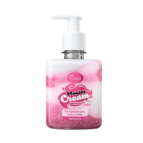 Gel Hidratante Beijável Mousse Cream Chicletinho 250ml - Êxtase