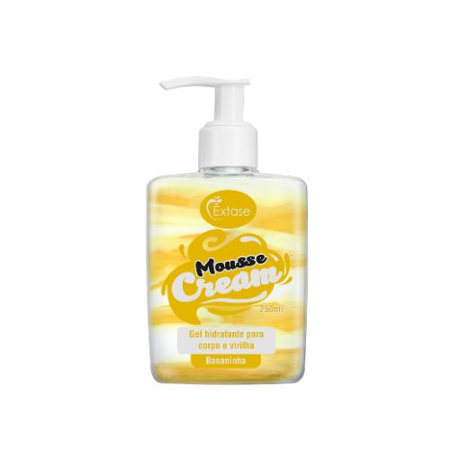 Gel Hidratante Beijável Mousse Cream Bananinha 250ml - Êxtase