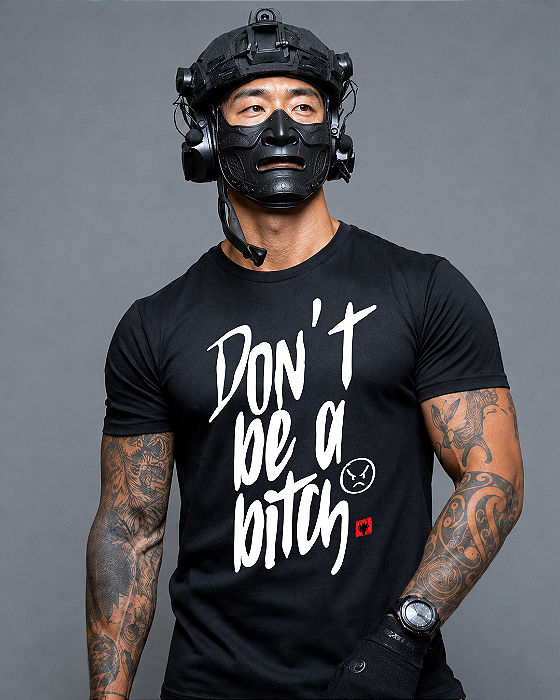 Camiseta Militar Ronin Apparel Don't Be a Bitch Preta