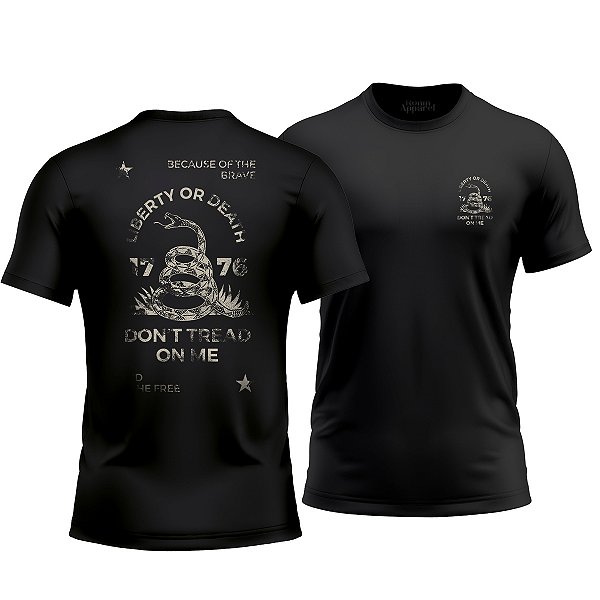 Camiseta Militar Liberty or Death Ronin Apparel com Estampa nas Costas