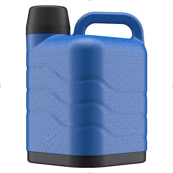 Garrafão Térmico Invicta Maratona 5L Azul – Novo, sem uso