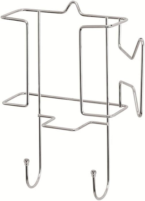 Suporte para Ferro e Tábua de Passar Roupa Cromado de Parede