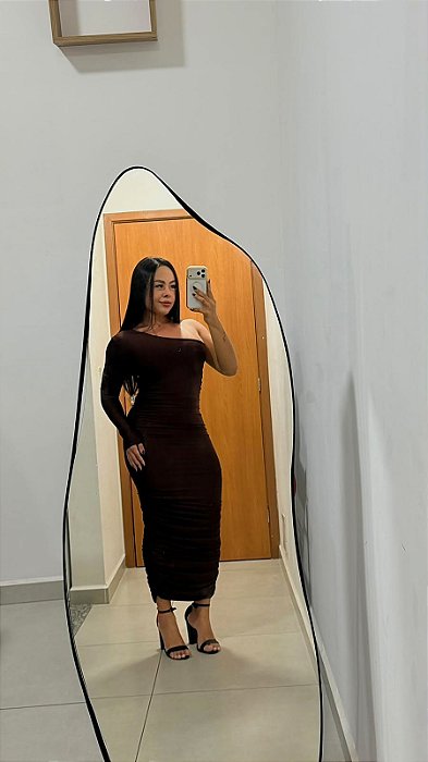 Vestido em poliamida