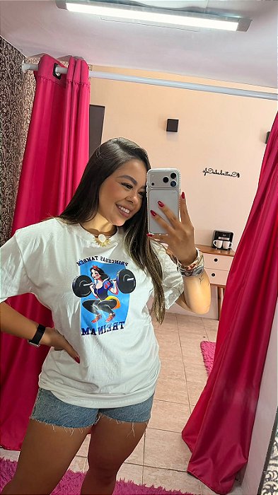 Camiseta em algodao estampada