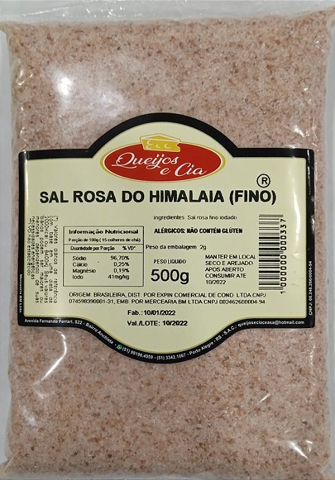 Sal Rosa do Himalaia C/ 500 GR