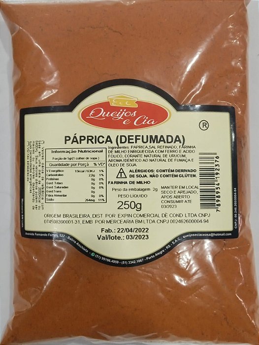 PAPRICA DOCE C/ 250 GR