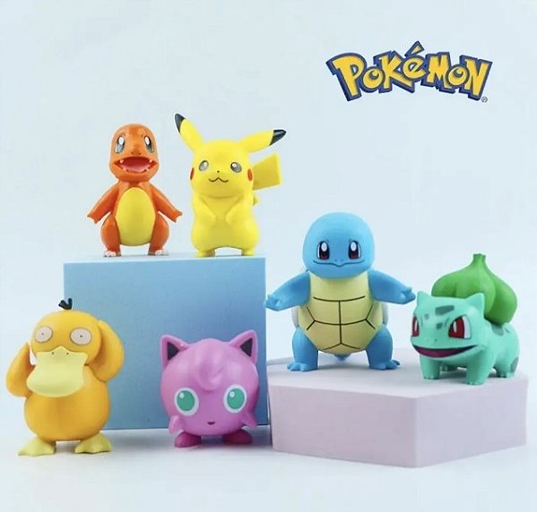 Figure Kit Pokémon 6 Figuras de Ação Pokémon