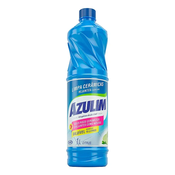 Azulim Limpa Cerâmicas e Azulejos 1L Lavanda