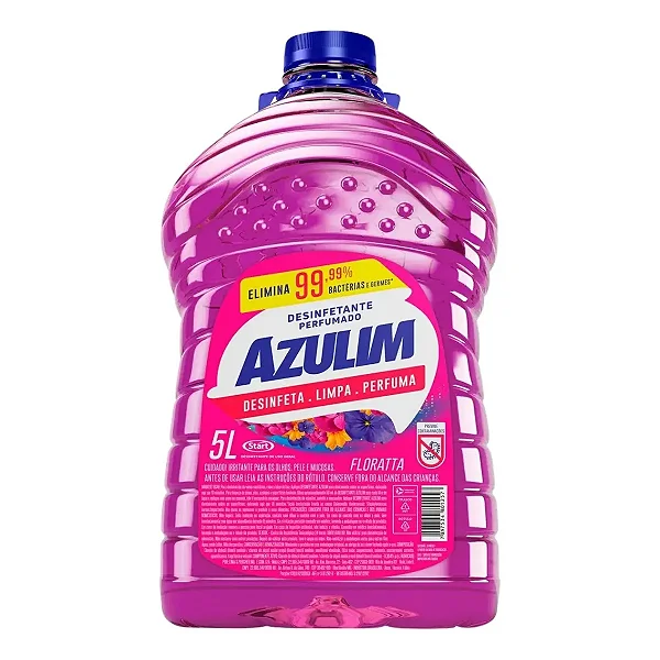 Desinfetante Perfumado Azulim Floratta 5L