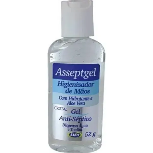 Gel Higienizador de Mãos Asseptgel 52g