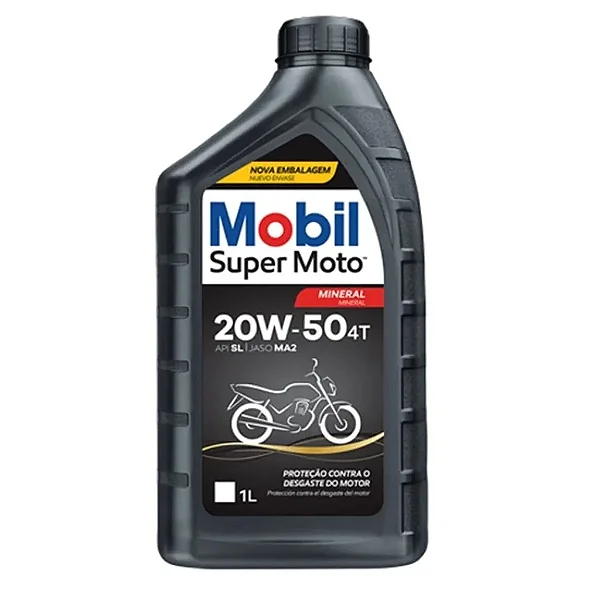 MOBIL 4T 20W50 Óleo Lubrificante Para Motores 4 Tempos