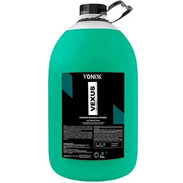 Vexus 5 Litros Limpador de Rodas e Motores Borrachas Plasticos