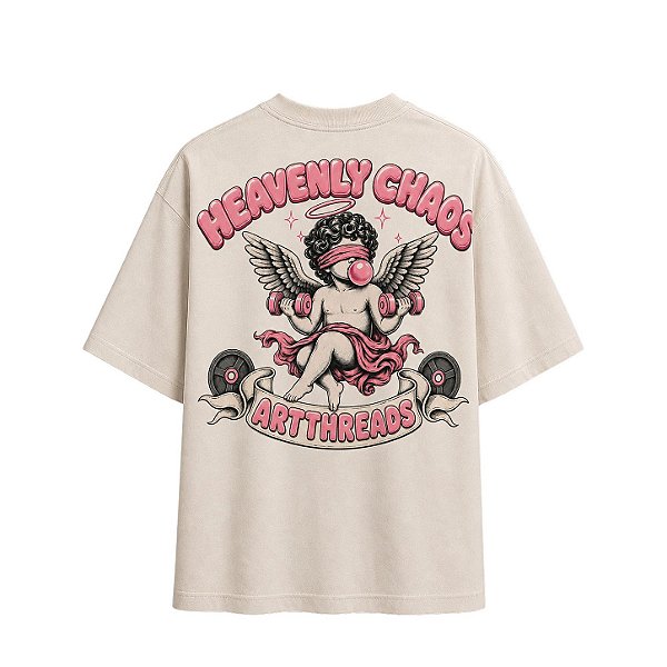 HEAVENLY CHAOS — Oversized Heavyweight Off White