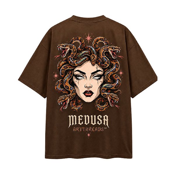 Camiseta Oversized Medusa – Artthreads™