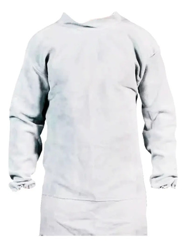 Avental Raspa Com Mangas Tipo Barbeiro (soldador) Branco