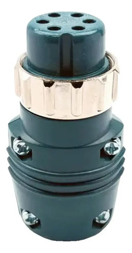 Conector Cabo 24mm 6 Vias Para Maquina De Solda