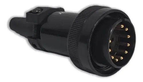 Conector Cabo M32 10 Vias Macho 10a
