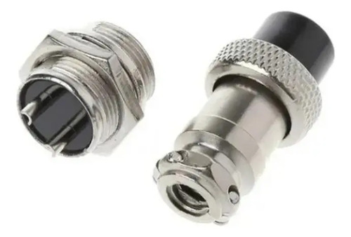 CONECTOR MIKE 2 VIAS CIRCULAR MACHO E FEMEA