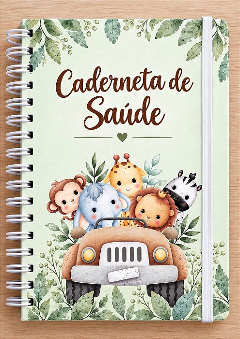 Kit Caderneta de Saúde ( vacinação ) e livro do bebê, personalizado capa dura laminado.