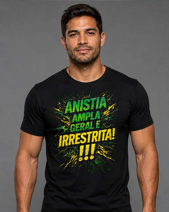 Camiseta Anistia Ampla, Geral e Irrestrita