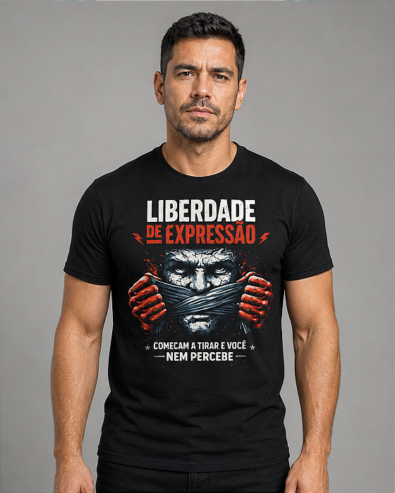 Camiseta Liberdade de Expressão
