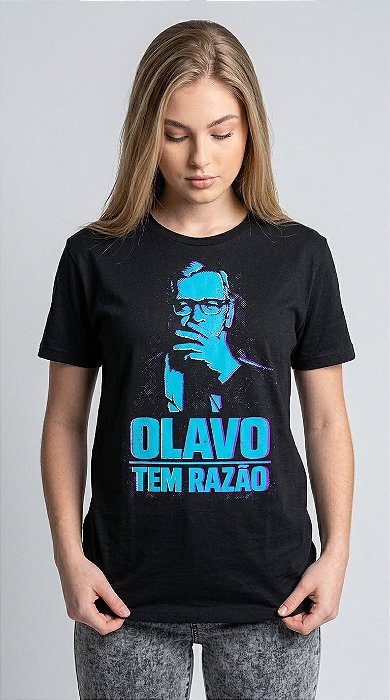Camiseta Feminina Olavo de Carvalho – Olavo Tem Razão