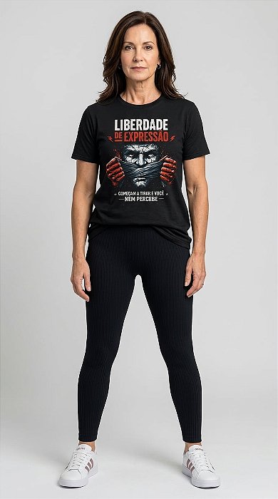 Camiseta Feminina Liberdade de Expressão