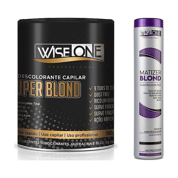 Kit Descoloração e Matização - Super Blond + Matizer Blond